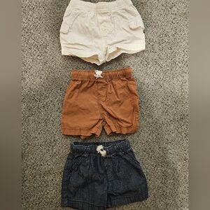2/$10 - Baby Boy Shorts Lot 6m